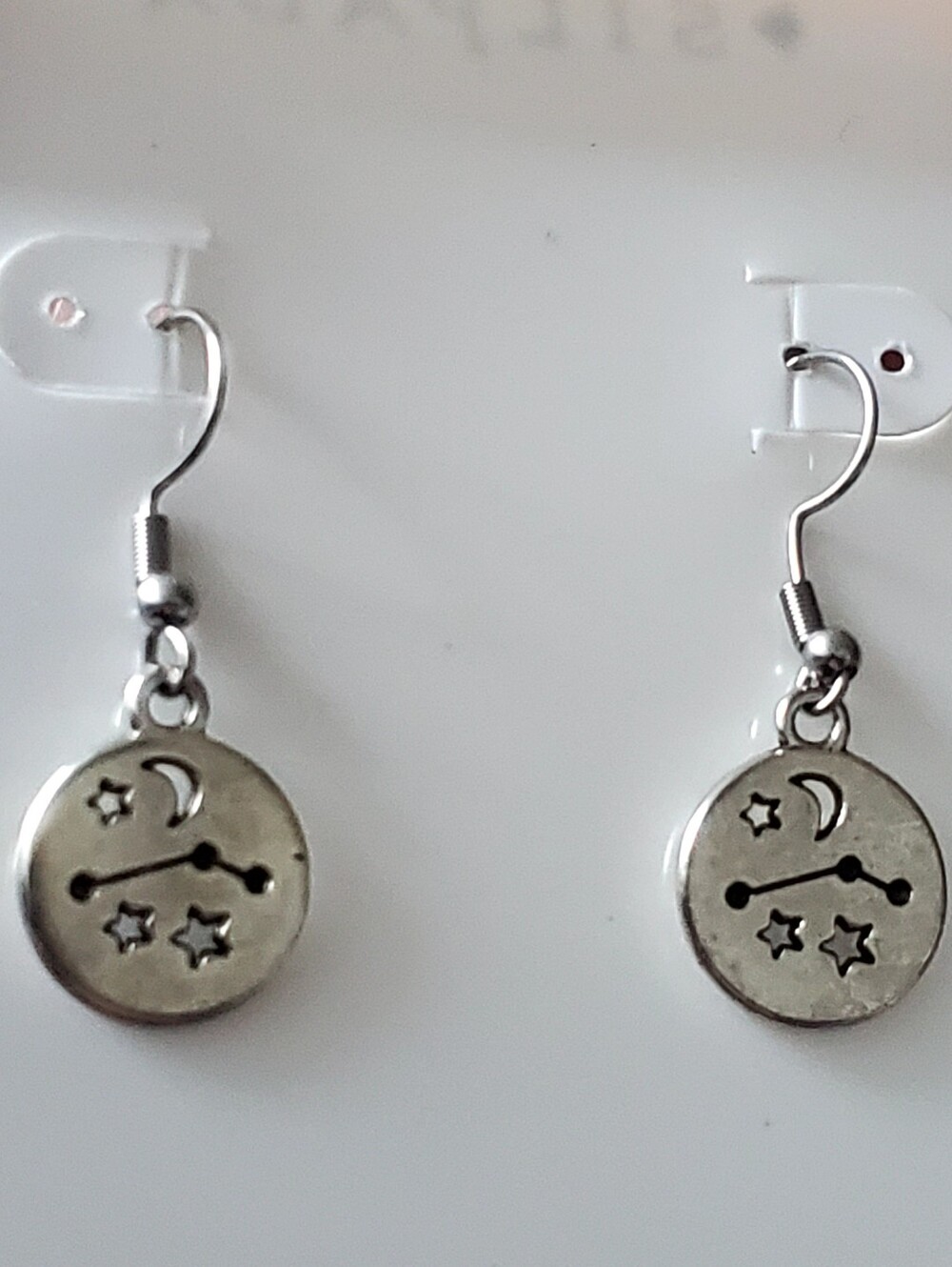 Aries Horoscope Zodiac Constellation Charm Earrings